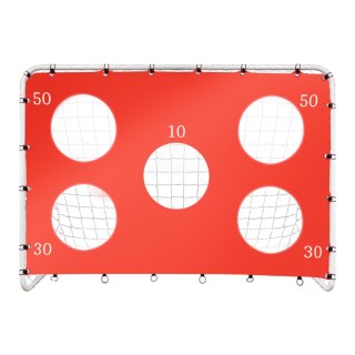 Bramka piłkarska do piłki nożnej dla dzieci treningowa 2w1 + mata celności 215 x 153 x 76 cm Kik Sp. z o. o. Sp. k.