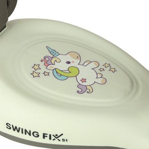 Jeździk grawitacyjny LED Swing FIX S1 skuter z rączką szary max 65kg Kik Sp. z o. o. Sp. k.
