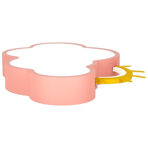 Lampa LED sufitowa plafon do pokoju dziecięcego ściemniana + pilot chmurka różowa Kik Sp. z o. o. Sp. k.