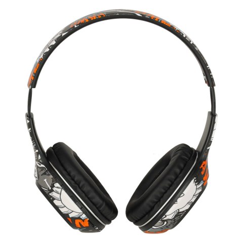 Słuchawki bezprzewodowe nauszne Bluetooth RGB Gaming Sport 200mAh czarne Kik Sp. z o. o. Sp. k.