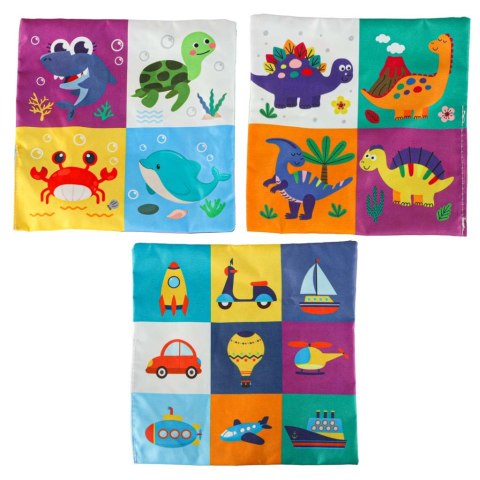 Sorter pudełko z chusteczkami sensoryczne montessori pluszowe cyfry litery Kik Sp. z o. o. Sp. k.
