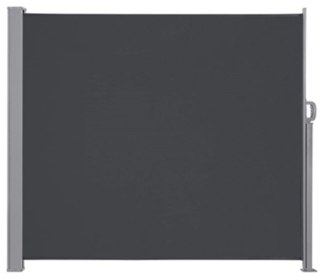 Markiza boczna tarasowa LUARO parawan zwijany 160 x 300 cm ciemnoszary Kik Sp. z o. o. Sp. k.