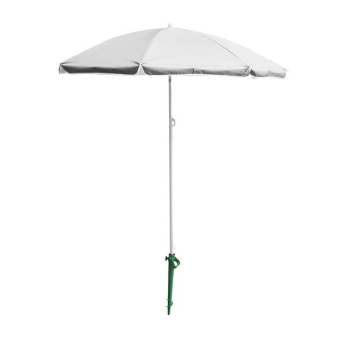 Parasol ogrodowy plażowy regulowany łamany składany UV 150cm szary Kik Sp. z o. o. Sp. k.