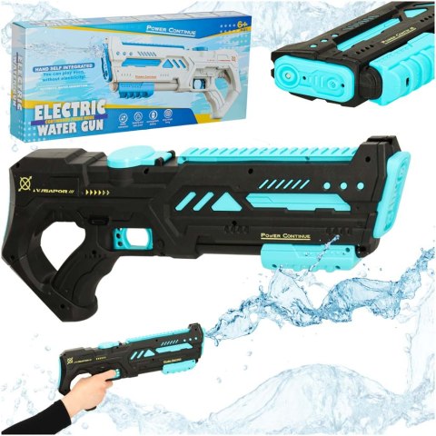 Pistolet karabin na wodę elektryczny mocny profesjonalny broń wodna dla dzieci czarny Kik Sp. z o. o. Sp. k.