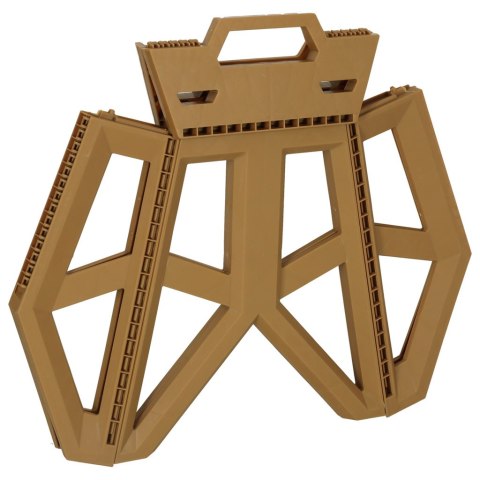 Taboret składany krzesełko turystyczne kempingowe przenośne 40 cm beżowy Kik Sp. z o. o. Sp. k.