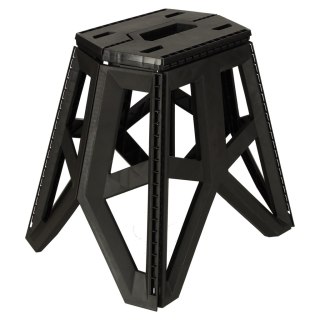 Taboret składany krzesełko turystyczne kempingowe przenośne 40 cm czarny Kik Sp. z o. o. Sp. k.