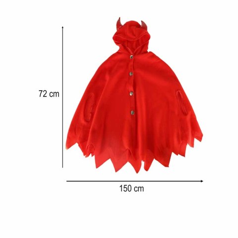 Kostium strój karnawałowy przebranie czerwona peleryna r. S 100-110 Kik Sp. z o. o. Sp. k.