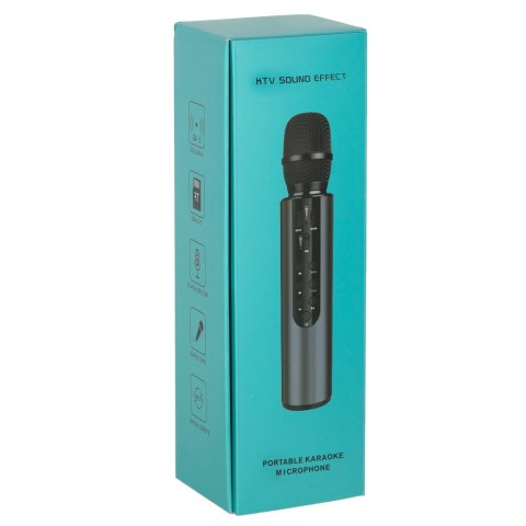 Mikrofon bezprzewodowy karaoke dla dzieci głośnik Bluetooth 2000mAh karta SD USB wysoka jakość złoty Kik Sp. z o. o. Sp. k.