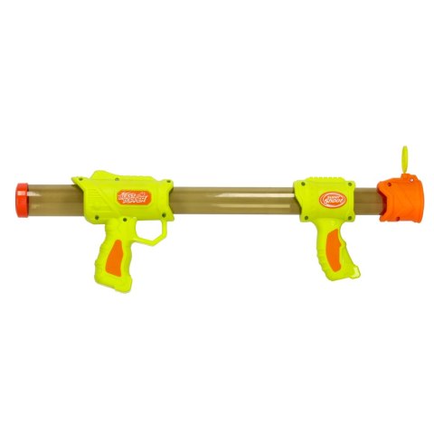 Pistolet na kulki karabin na piankowe naboje solidny dla dzieci gra 2w1 zielony Kik Sp. z o. o. Sp. k.