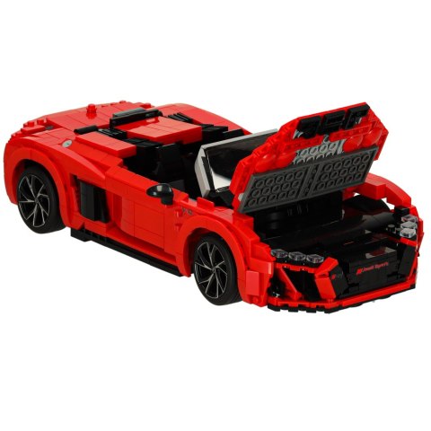 Samochód Rastar 93800 AUDI R8 Spyder 1:14 klocki 1440 el. Kik Sp. z o. o. Sp. k.