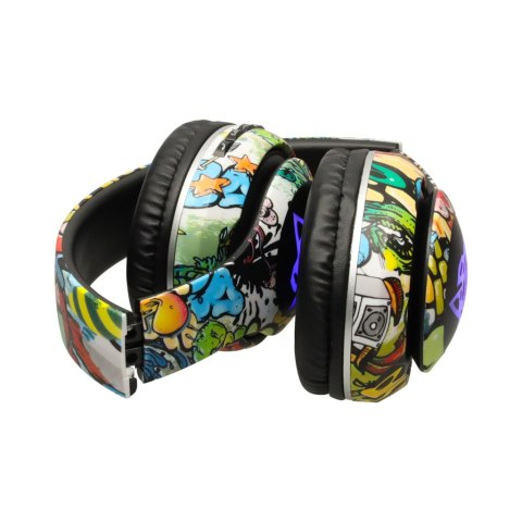 Słuchawki bezprzewodowe nauszne Bluetooth RGB Gaming Sport 200mAh Kik Sp. z o. o. Sp. k.