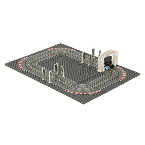 Tor samochodowy wyścigowy policyjny elektryczny + 2 auta klocki konstrukcyjne GD-01 Kik Sp. z o. o. Sp. k.