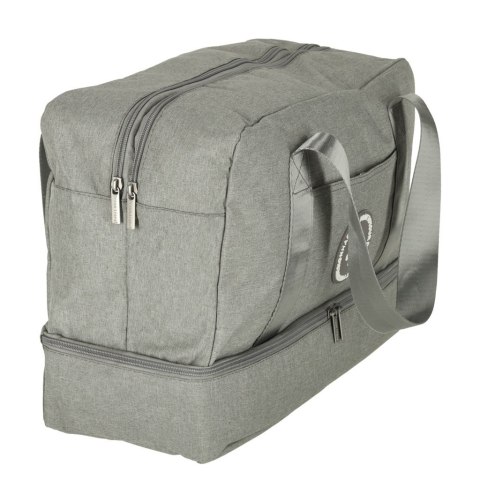 Torba podróżna bagaż podręczny do samolotu podróżna turystyczna pojemna uchwyt kieszenie 39x18x30 szara Kik Sp. z o. o. Sp. k.