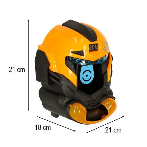 Gra zręcznościowa robot kask strzelanie do celu pistolet kulki celownik Kik Sp. z o. o. Sp. k.