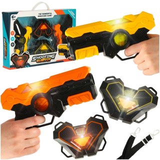 Paintball laserowy pistolet x 2 + tarcza interaktywna x 2 LASER TAG Kik Sp. z o. o. Sp. k.