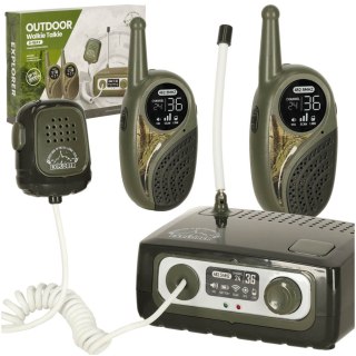 Walkie talkie krótkofalówka zestaw z centralą dla dzieci wojskowy zasięg 333 m Kik Sp. z o. o. Sp. k.