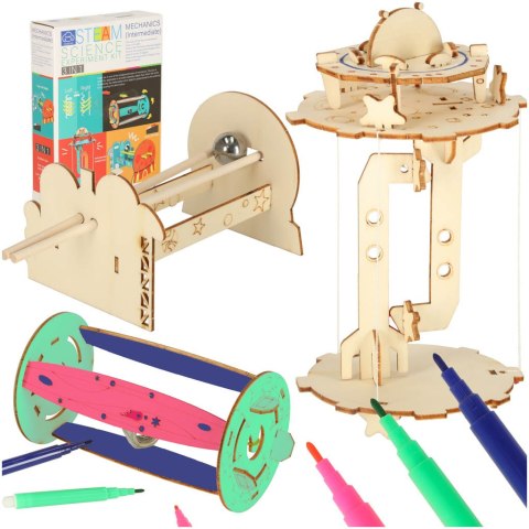 Zestaw edukacyjny do eksperymentów naukowych DIY mechanika grawitacja 3w1 Kik Sp. z o. o. Sp. k.