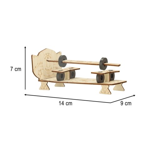 Zestaw edukacyjny do eksperymentów naukowych magnetycznych DIY 4w1 Kik Sp. z o. o. Sp. k.