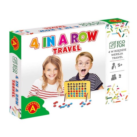 ALEXANDER 4 w rzędzie gra towarzyska wersja travel podróżna 5+ Alexander