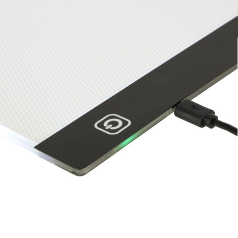 Deska kreślarska tablica tablet graficzny kalka do rysowania podświetlana LED A4 Kik Sp. z o. o. Sp. k.