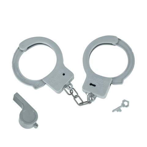 Kostium strój karnawałowy przebranie policjant kajdanki czapka zestaw 3-8 lat Kik Sp. z o. o. Sp. k.