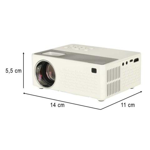 Projektor rzutnik przenośny LED TFT LCD 16:9 1920x1080 USB 20W biały Kik Sp. z o. o. Sp. k.