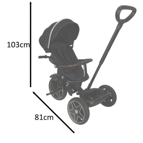 Rowerek trójkołowy TRIKE FIX Elite 2w1 rower spacerówka 6w1 czarny Kik Sp. z o. o. Sp. k.