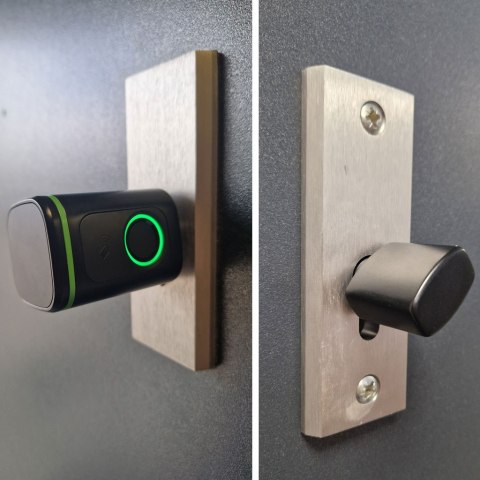 Zamek elektroniczny SMART wkładka inteligentna do drzwi odcisk palca bluetooth Kik Sp. z o. o. Sp. k.