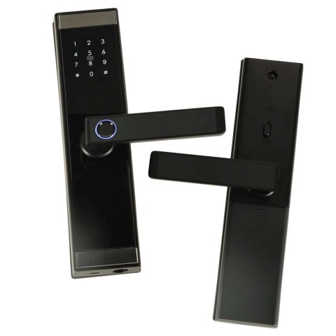Zamek elektroniczny do drzwi SMART klamka inteligentna na kod odcisk palca bluetooth Kik Sp. z o. o. Sp. k.