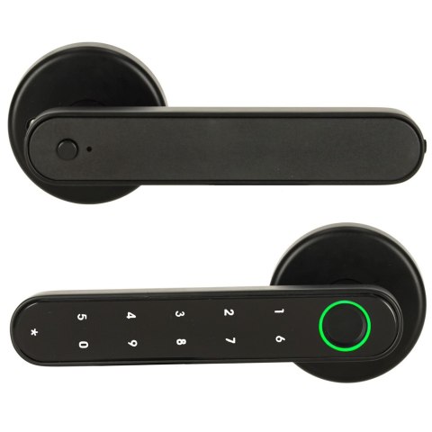Zamek elektroniczny do drzwi klamka na kod odcisk palca bluetooth Kik Sp. z o. o. Sp. k.