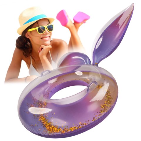 Kółko do pływania koło dmuchane syrena z brokatem galaxy 94 cm XXL max 60kg Kik Sp. z o. o. Sp. k.