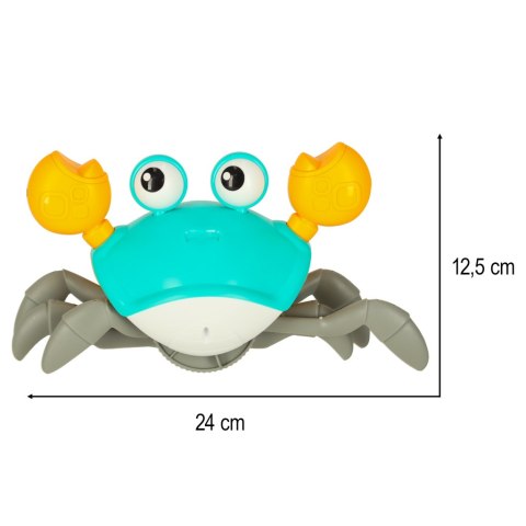 Krab uciekający pełzający czujnik interaktywna akumulator USB zielony Kik Sp. z o. o. Sp. k.