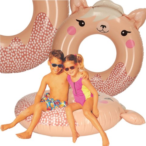INTEX 59266 Kółko do pływania koło dmuchane ponton plażowy lama max 40kg 76 cm Kik Sp. z o. o. Sp. k.