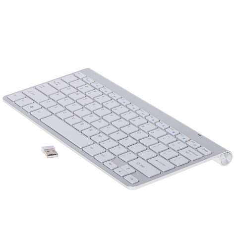Klawiatura bezprzewodowa Smart TV srebrna Kik Sp. z o. o. Sp. k.