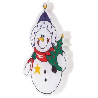 Lampki LED wisząca ozdoba dekoracja okna świąteczna przyssawka bałwan Kik Sp. z o. o. Sp. k.