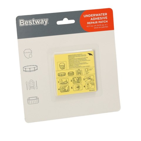 Łatki naprawcze do basenu 10 szt. BESTWAY 62091 Kik Sp. z o. o. Sp. k.