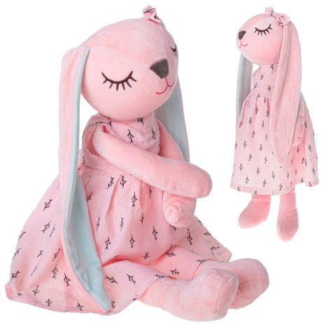 Maskotka pluszowa królik różowy 52cm Kik Sp. z o. o. Sp. k.