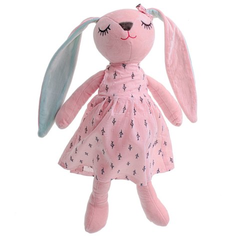 Maskotka pluszowa królik różowy 52cm Kik Sp. z o. o. Sp. k.