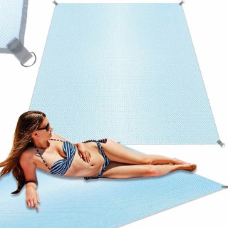 Mata plażowa koc na plażę sand free XXL 200x200cm Kik Sp. z o. o. Sp. k.