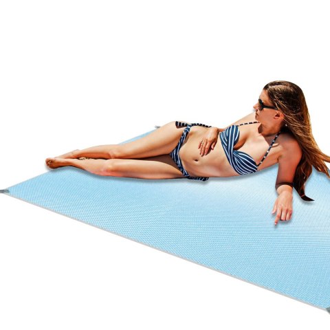 Mata plażowa koc na plażę sand free XXL 200x200cm Kik Sp. z o. o. Sp. k.