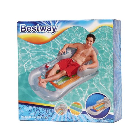 Materac dmuchany fotel BESTWAY 43028 szary Kik Sp. z o. o. Sp. k.