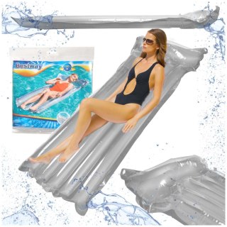 Materac dmuchany plażowy do pływania na basen wodę BESTWAY 44013 szary 90kg 183cm Xiamen Zhansong Commerce Trading Co.,Ltd.