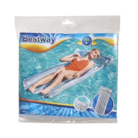 Materac dmuchany plażowy do pływania na basen wodę BESTWAY 44013 szary 90kg 183cm Xiamen Zhansong Commerce Trading Co.,Ltd.
