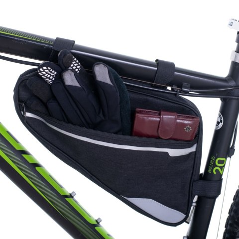 Sakwa rowerowa RALLEX trójkątna saszetka pod ramę na rower SHANGHAI RALLEX INDUSTRIAL