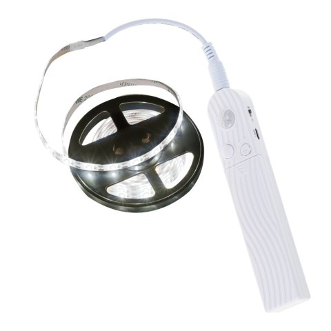 Taśma LED na baterie USB czujnik ruchu 2M zimny biały Kik Sp. z o. o. Sp. k.