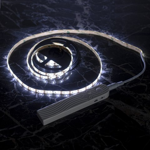 Taśma LED na baterie USB czujnik ruchu 2M zimny biały Kik Sp. z o. o. Sp. k.