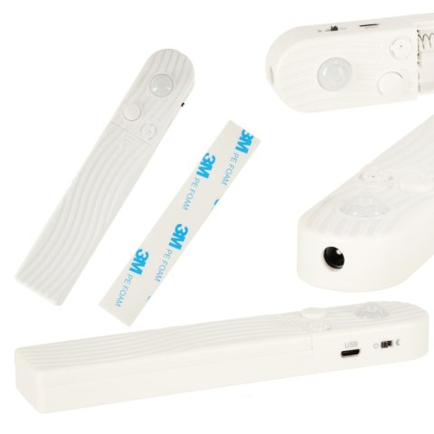 Taśma LED wodoodporna na baterie USB czujnik ruchu 1M 59LED ciepły biały Kik Sp. z o. o. Sp. k.