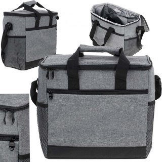 Torba termiczna na lunch jedzenie śniadaniowa izolacyjna 16L szara Kik Sp. z o. o. Sp. k.