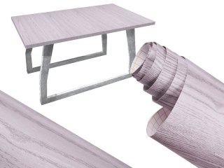 Folia rolka samoprzylepna okleina tapeta dąb srebrno-szary 1,22x50m Kik Sp. z o. o. Sp. k.