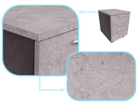 Folia rolka samoprzylepna okleina tapeta niebiesko-szary cement 1,22x50m Kik Sp. z o. o. Sp. k.